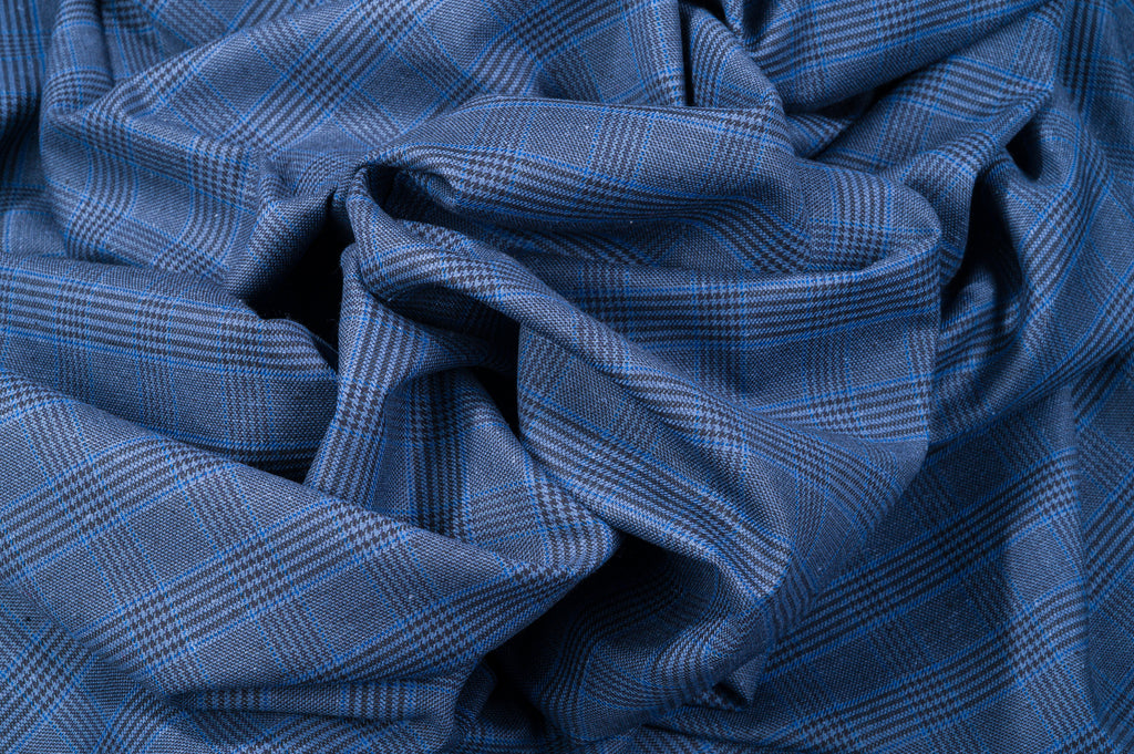Vintage Jacket Fabric Wool Linen