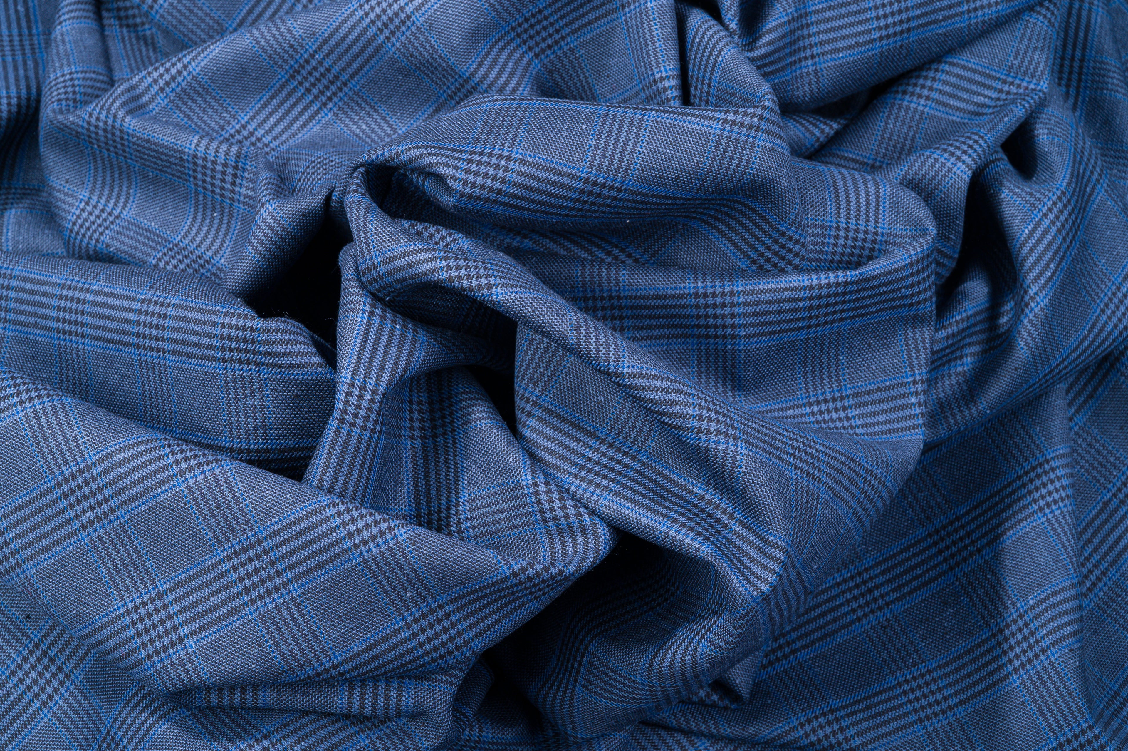 Vintage Jacket Fabric Wool Linen
