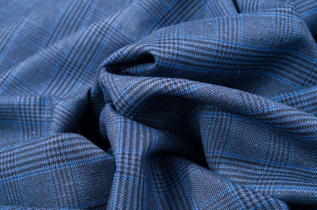 Vintage Jacket Fabric Wool Linen