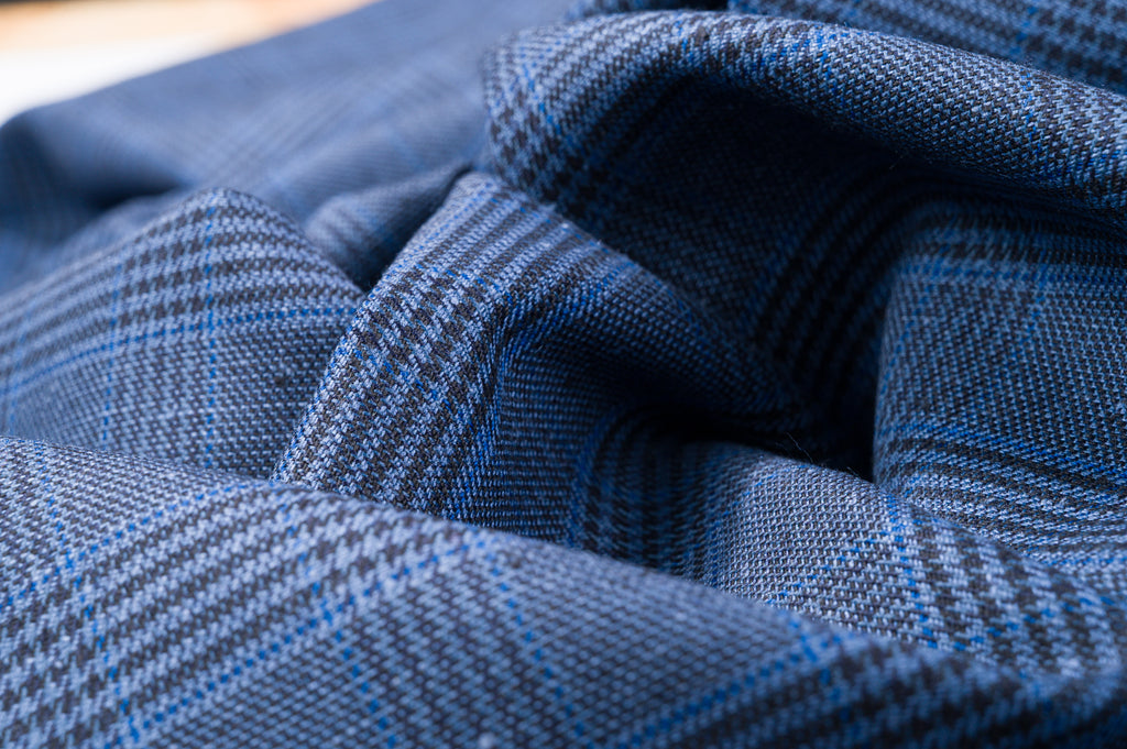 Vintage Jacket Fabric Wool Linen
