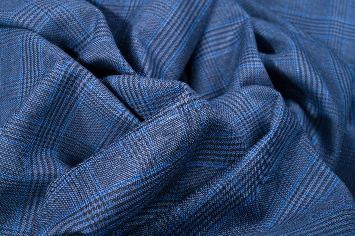 Vintage Jacket Fabric Wool Linen