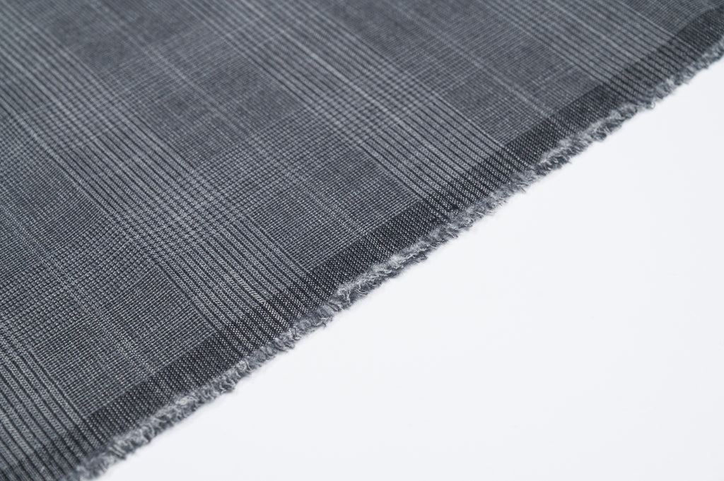 Vintage Prince of Wales Wool  2.8m  100% Virgin Wool  240g  Dark Grey