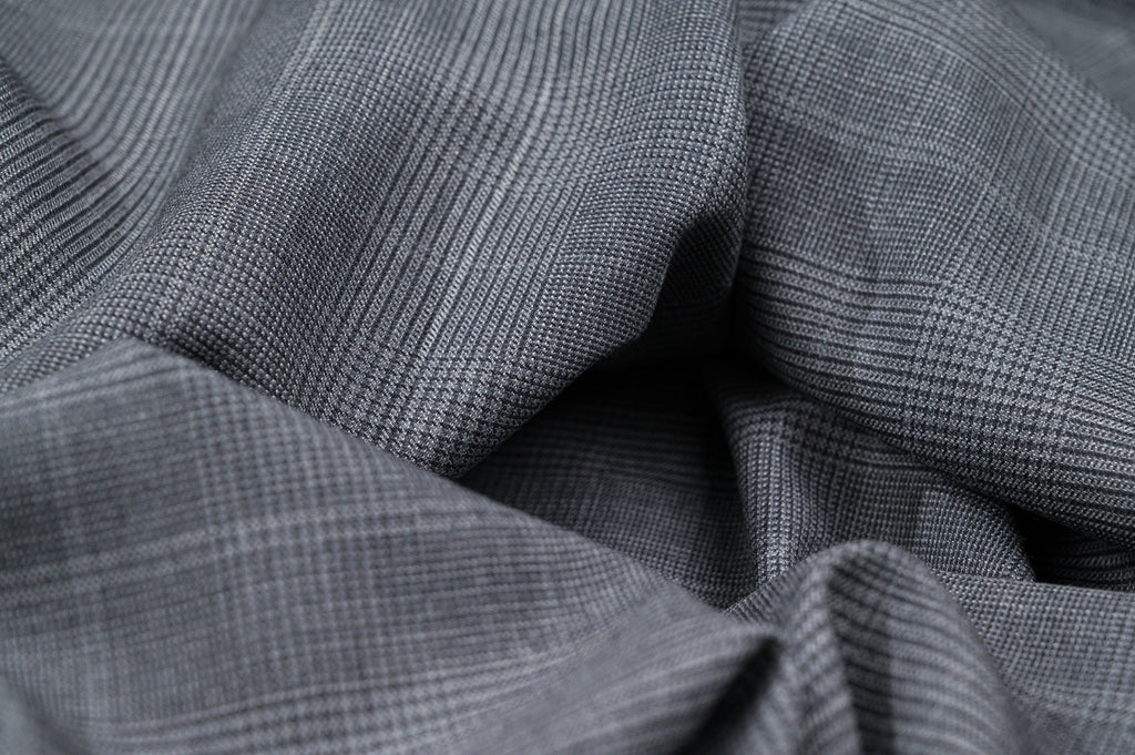 Vintage Prince of Wales Wool  2.8m  100% Virgin Wool  240g  Dark Grey