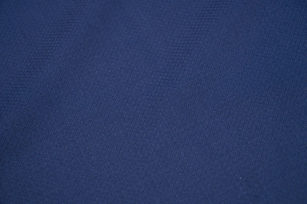 Fratelli Tallia di Delfino Blue Summer Jacket Fabric Birdseye Wool 1.8m 220gr