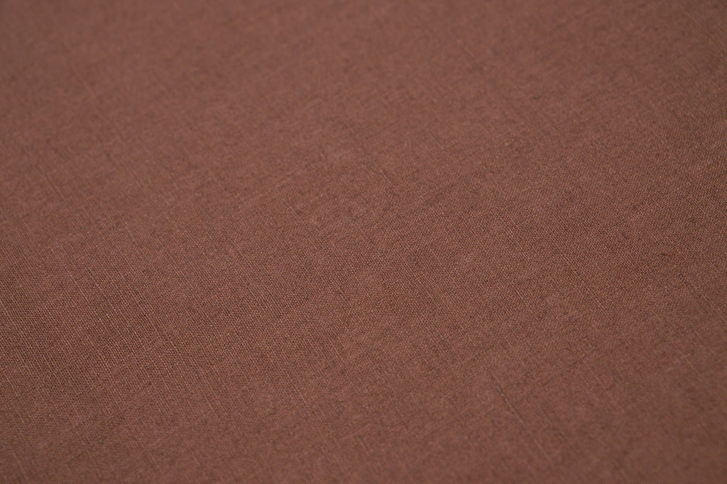 Ermenegildo Zegna Linen Cotton Fabric Brown 180g Luxury Italian Summer Cloth