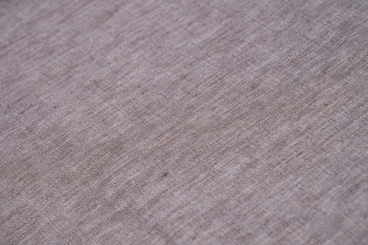 Ermenegildo Zegna Linen Cotton Fabric Taupe Beige Luxury Italian Suiting