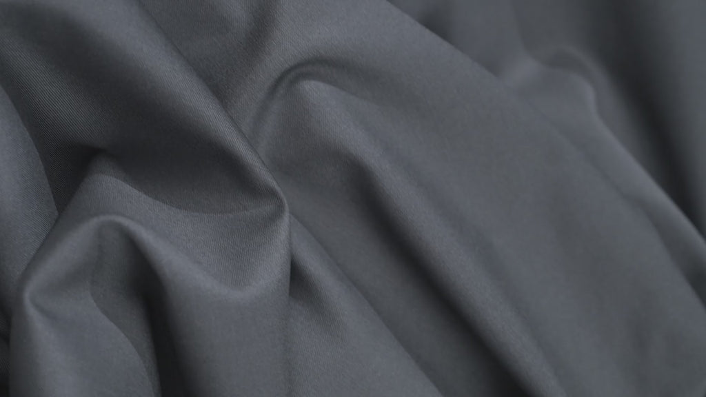 Vitale Barberis Canonico Super 110s Pure Wool Suit Fabric Charcoal 260g 3.1m Ita