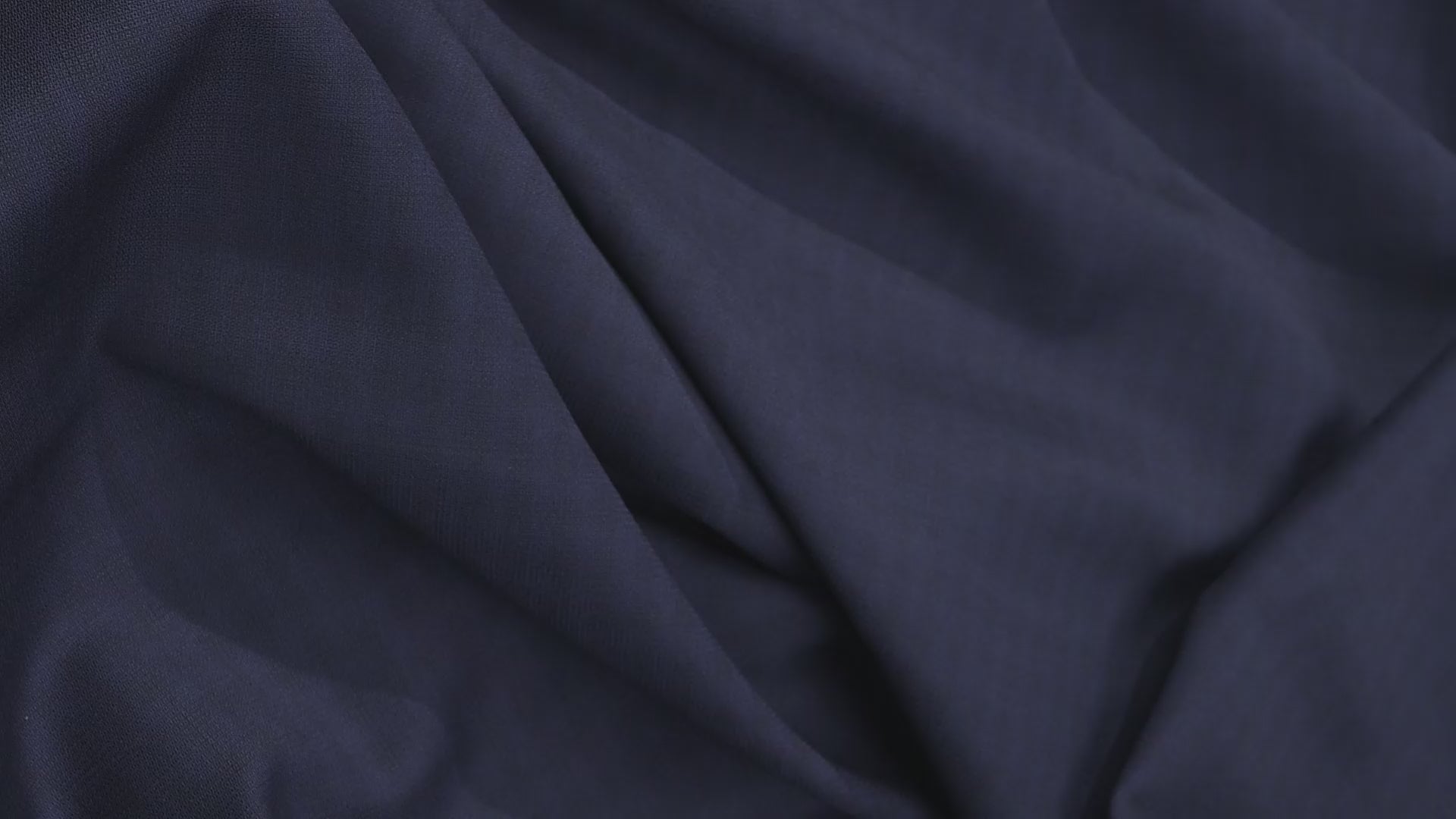 Vintage Navy Blue Wool Suiting - 2.7m - 100% Virgin Wool - 240g