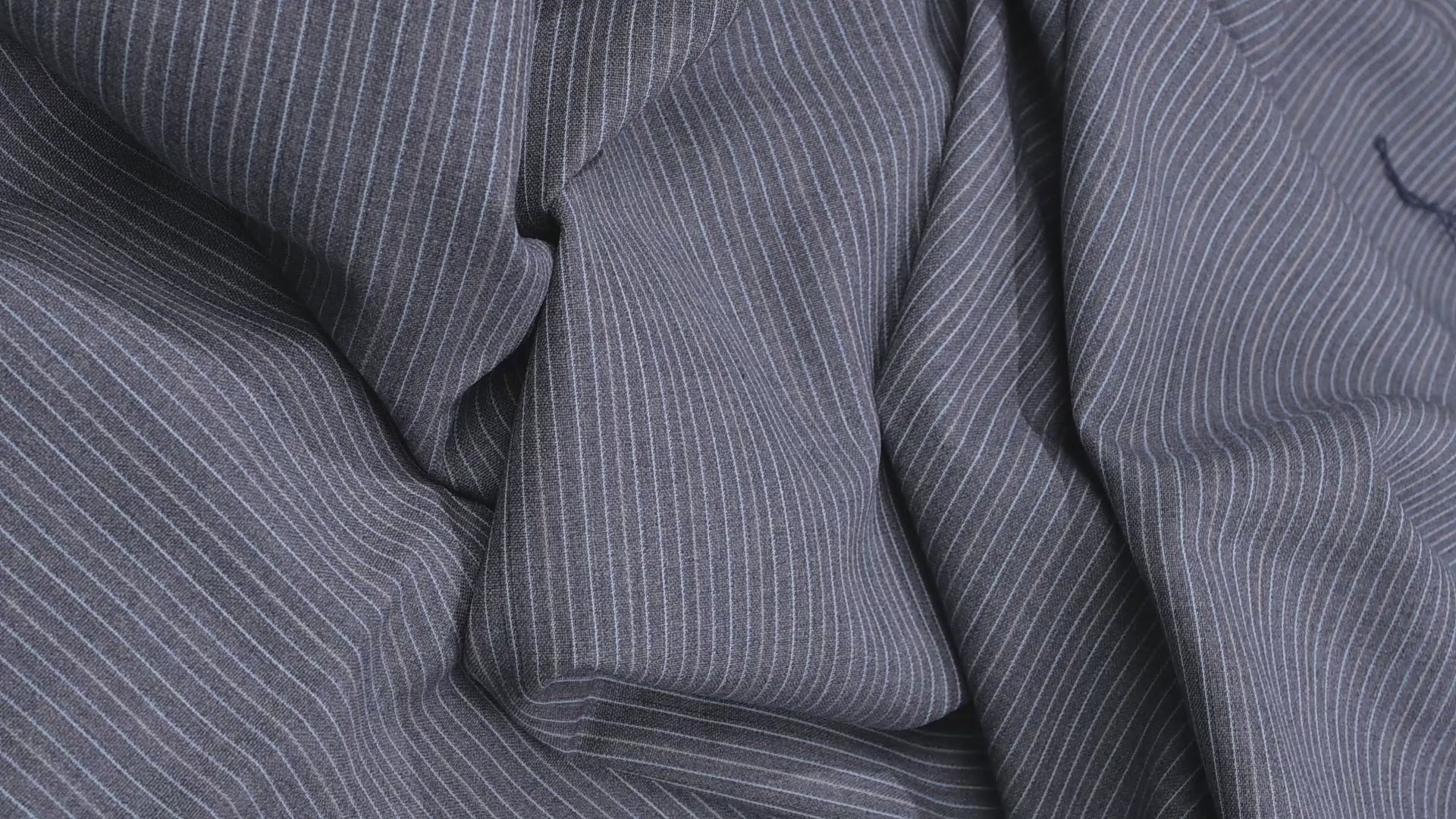 Vintage Fine Worsted Made in England - 2.8m - 240g - 100% Wool - Grey