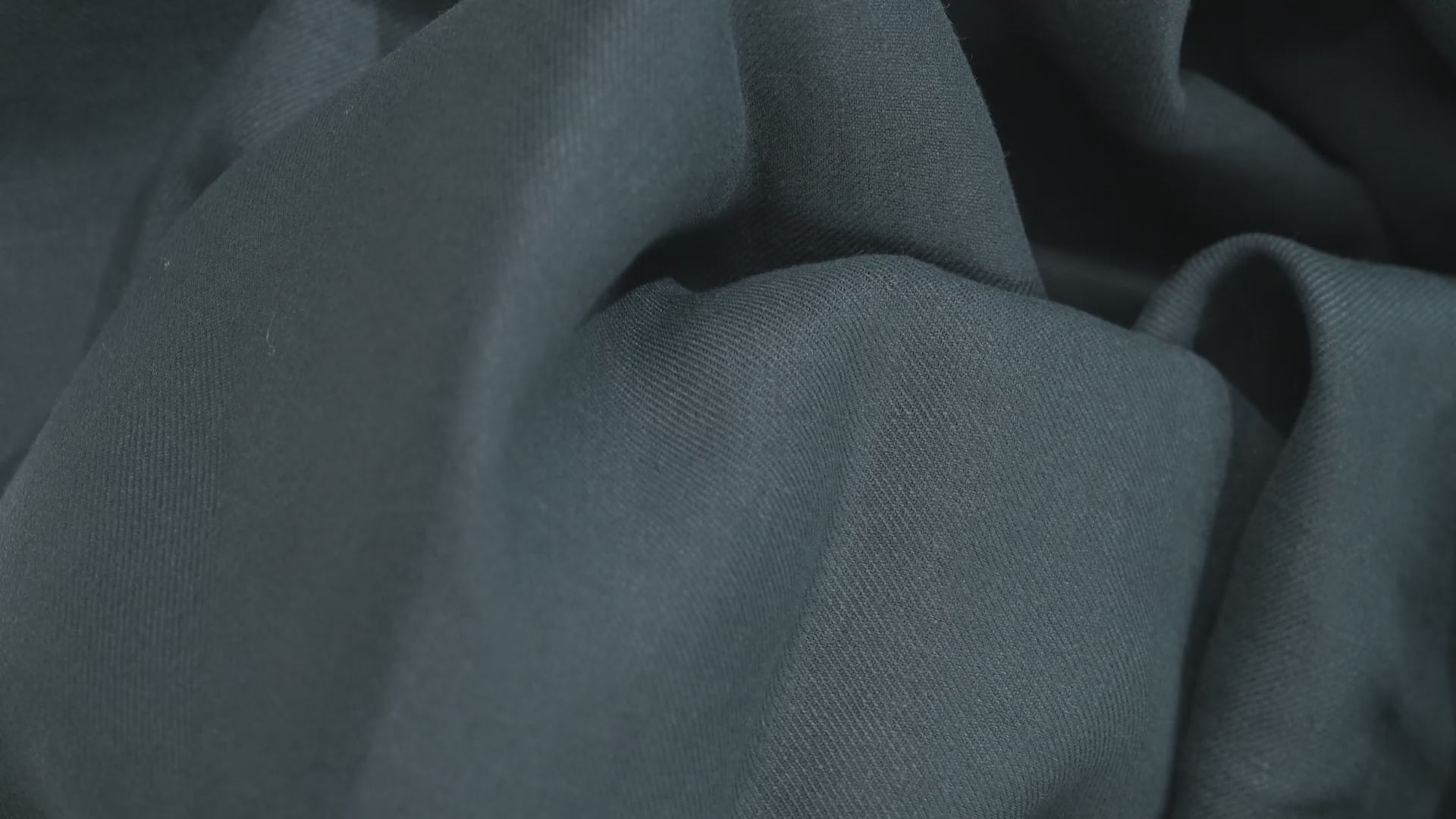 Luxury Linen Cotton Trouser Fabric Petrol Teal Blue Twill 240g 1.4m Bespoke