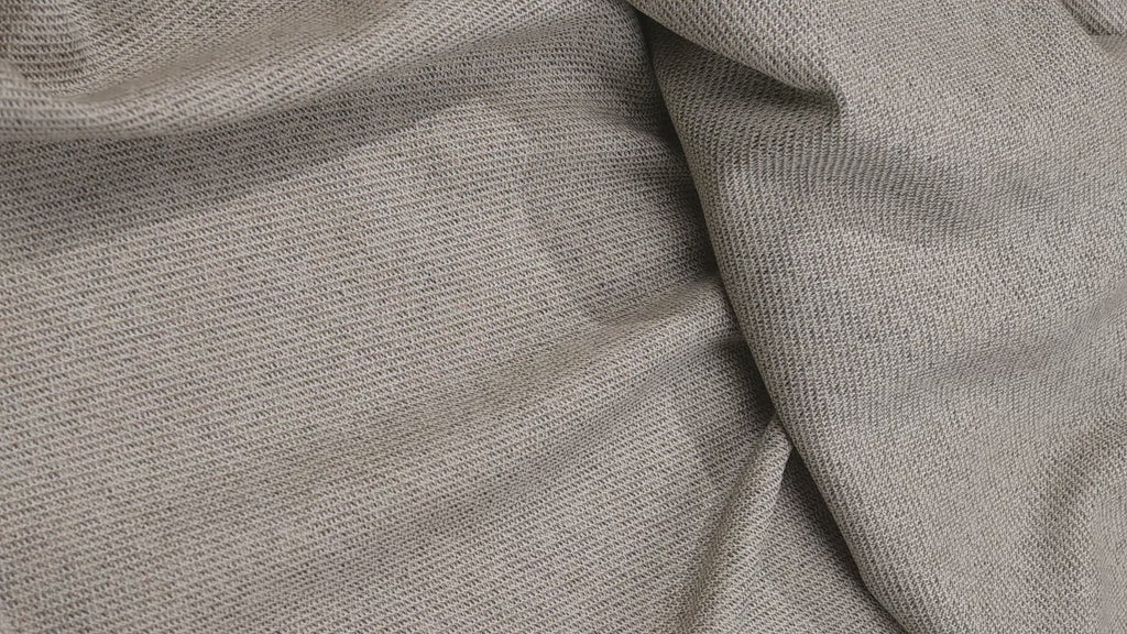 Vintage 100% Wool Jacketing - 3m - 280g - Beige Honeycomb Weave - Textured Cloth