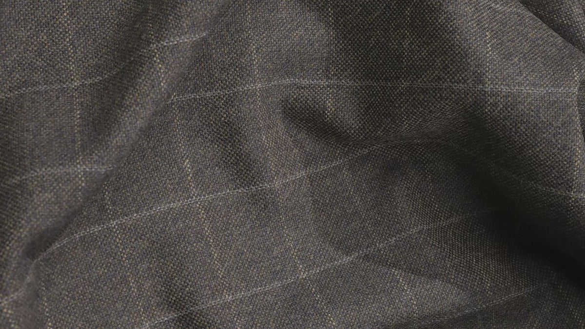 Vintage Fine England Super 120's Wool - 1.7m - 350g - Dark Brown