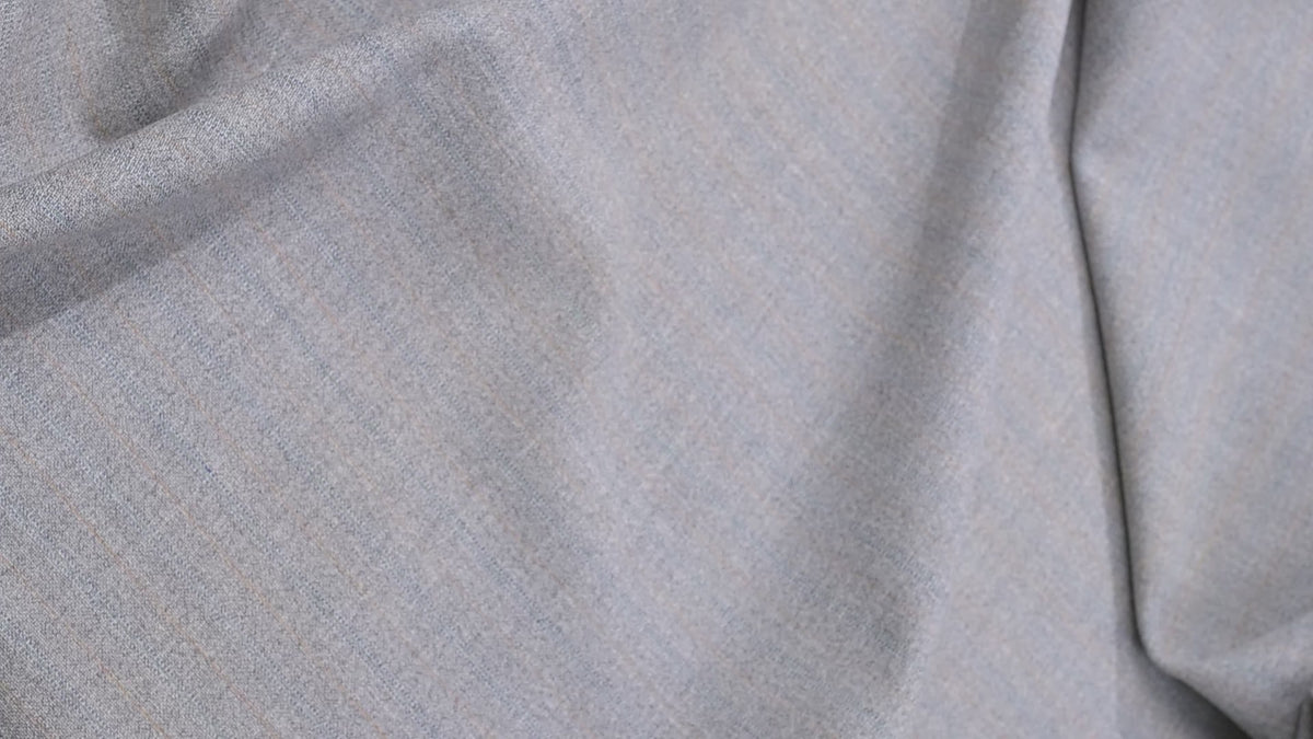 Vintage "Explorer" 100% Wool - 3m - 210g - Ultra-Light Grey Suiting