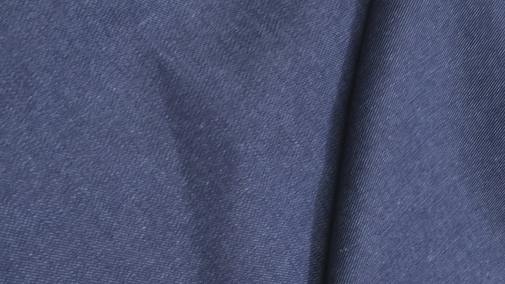 Mid-Weight Raw Denim Fabric 11 oz Indigo Blue For Shirts & Lightweight Jeans