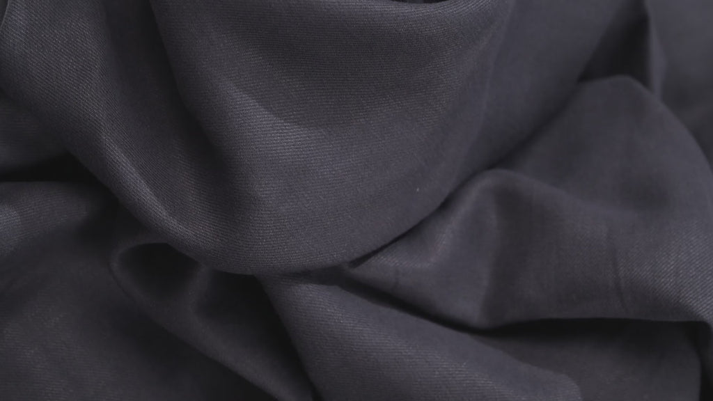 Luxury Linen Cotton Trouser Fabric Navy Blue 220g 1.7m For Bespoke Chinos Italy